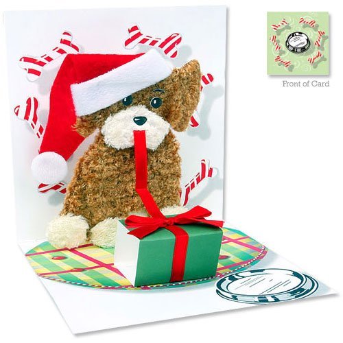 3D Greeting Card - CHRISTMAS PUPPY 