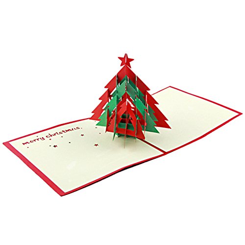 Artistic Pop-up 3D Christmas Cards Christmas Tree
