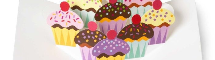 Cupcakes Pop Up Note Cards