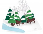 Forest Scene PoP-Up Holiday Cards