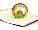 Artistic Pop-up 3D Christmas Cards Decorations