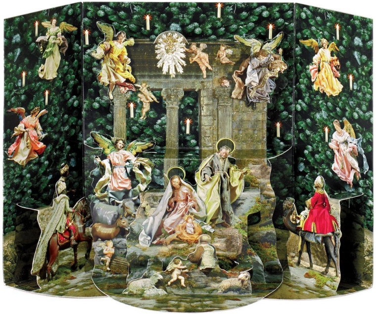 Greeting Cards Religious Christian Holiday Cards Boxed Set Pop-Up Angel Tree