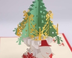 Kirigami Papercraft 3D Pop Up Cards Christmas Cards