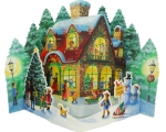 Winter Wonderland Home Pop Up Christmas Greeting Card