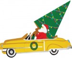 “Santa’s Ride” Pop-up Cards