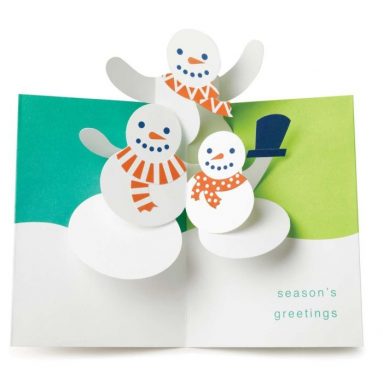 Holiday Cards Snowmen Trio