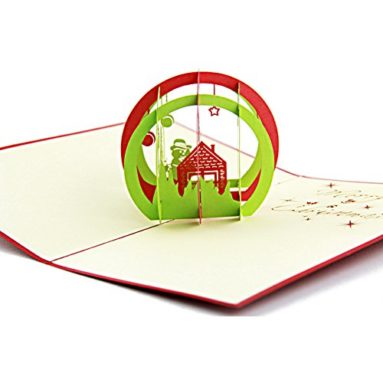 Artistic Pop-up 3D Christmas Cards Decorations