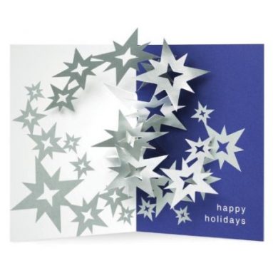 Swirl PoP-Up Holiday Cards